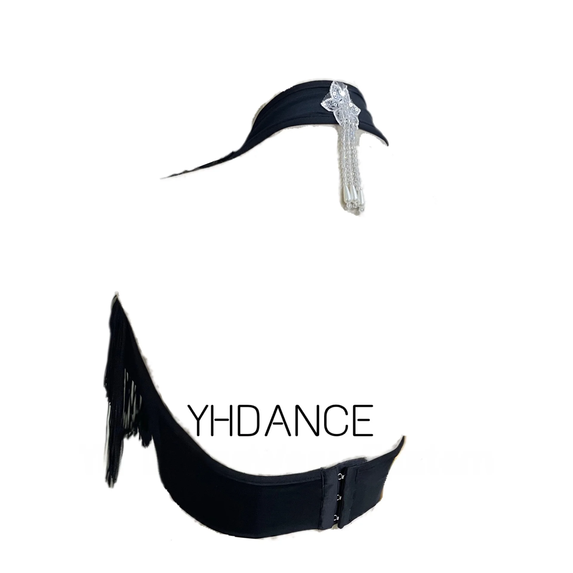 

YHDANCE костюм для латинских танцев, женская новая танцевальная одежда, профессиональный сексуальный топ с бахромой и накладкой на грудь C86