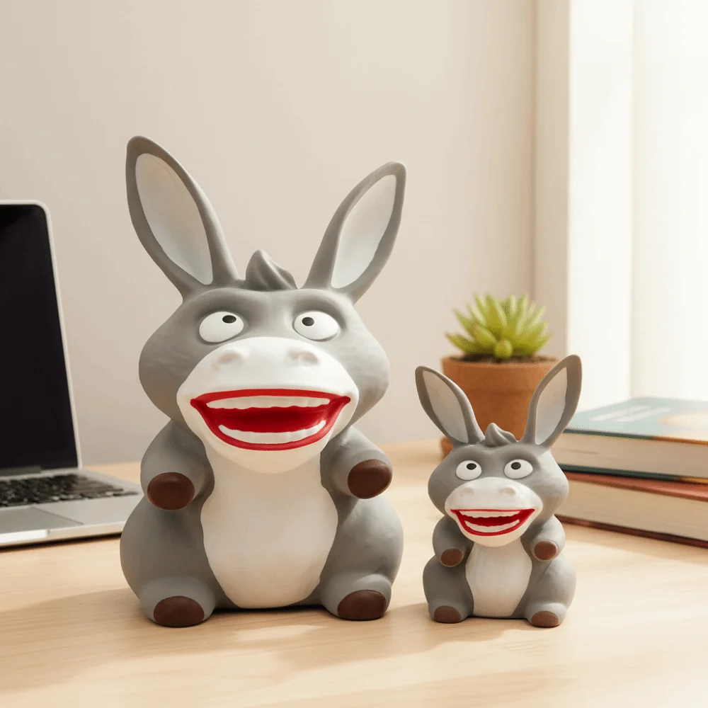

Indestructible Squeeze Donkey Slow Rising Stress Relief Soft Material Silicone Donkey Shape Squeeze Anti Stress