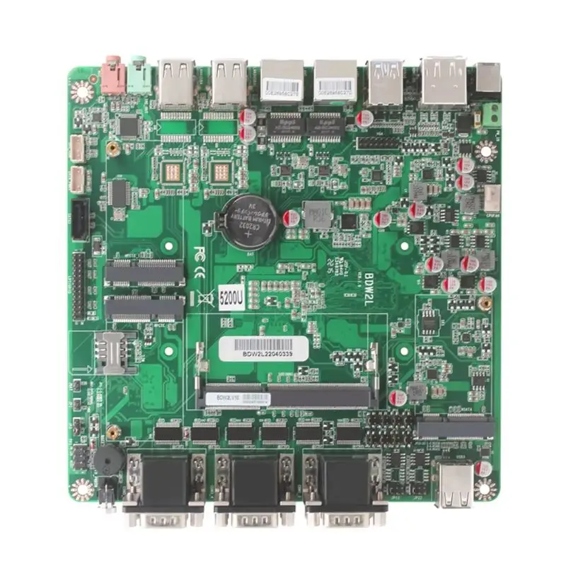New Intel Core 4/5 generation i3/i5/i7 Industrial Motherboard support 8GB DDR3,HDMI+DP+VGA,SATA3.0 MSATA 2*MINI-PCI-e