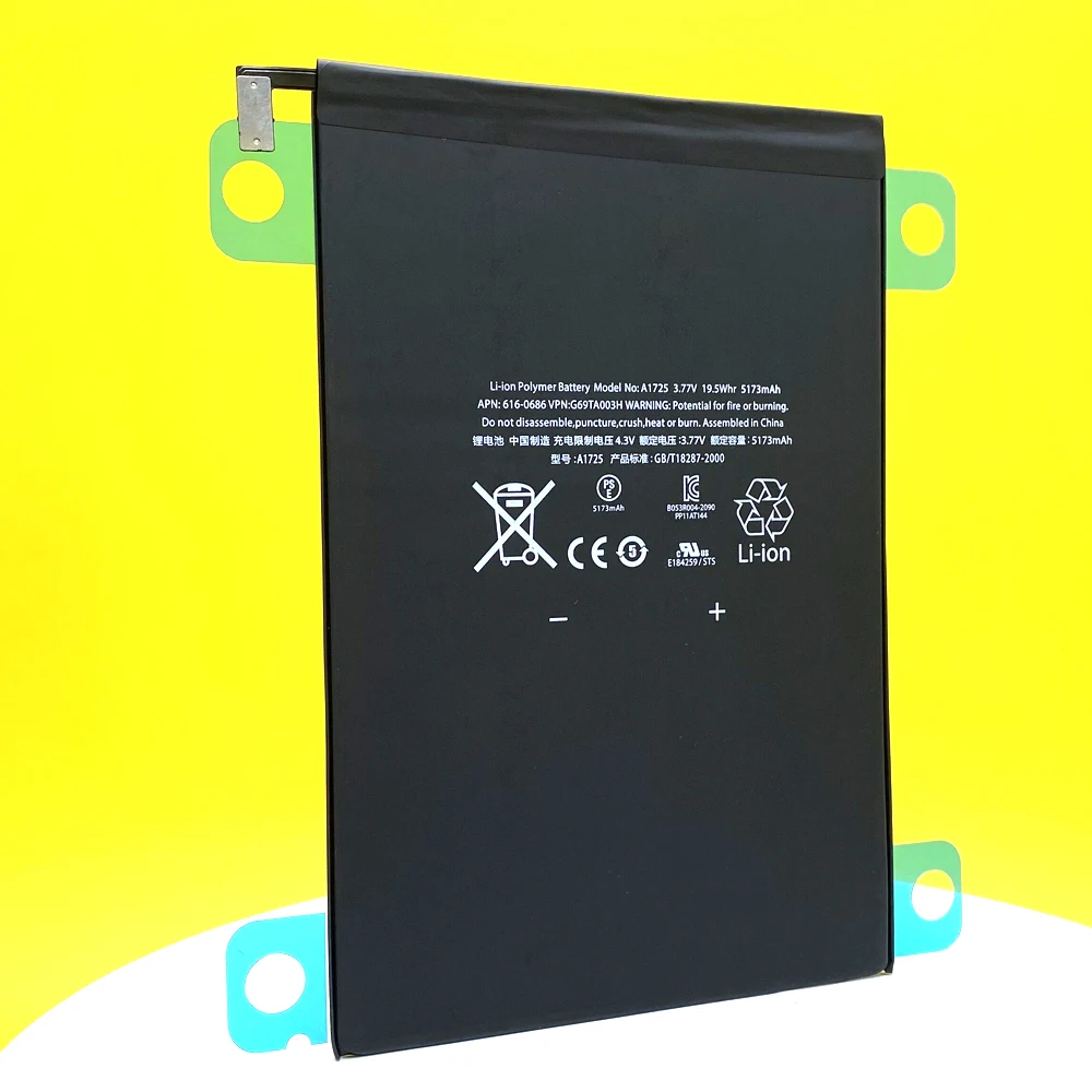 New A1725 Battery For iPad Mini 5 Mini5 A2133 A2124 A2125 A2126 Tablet Replacement Battery With Tools