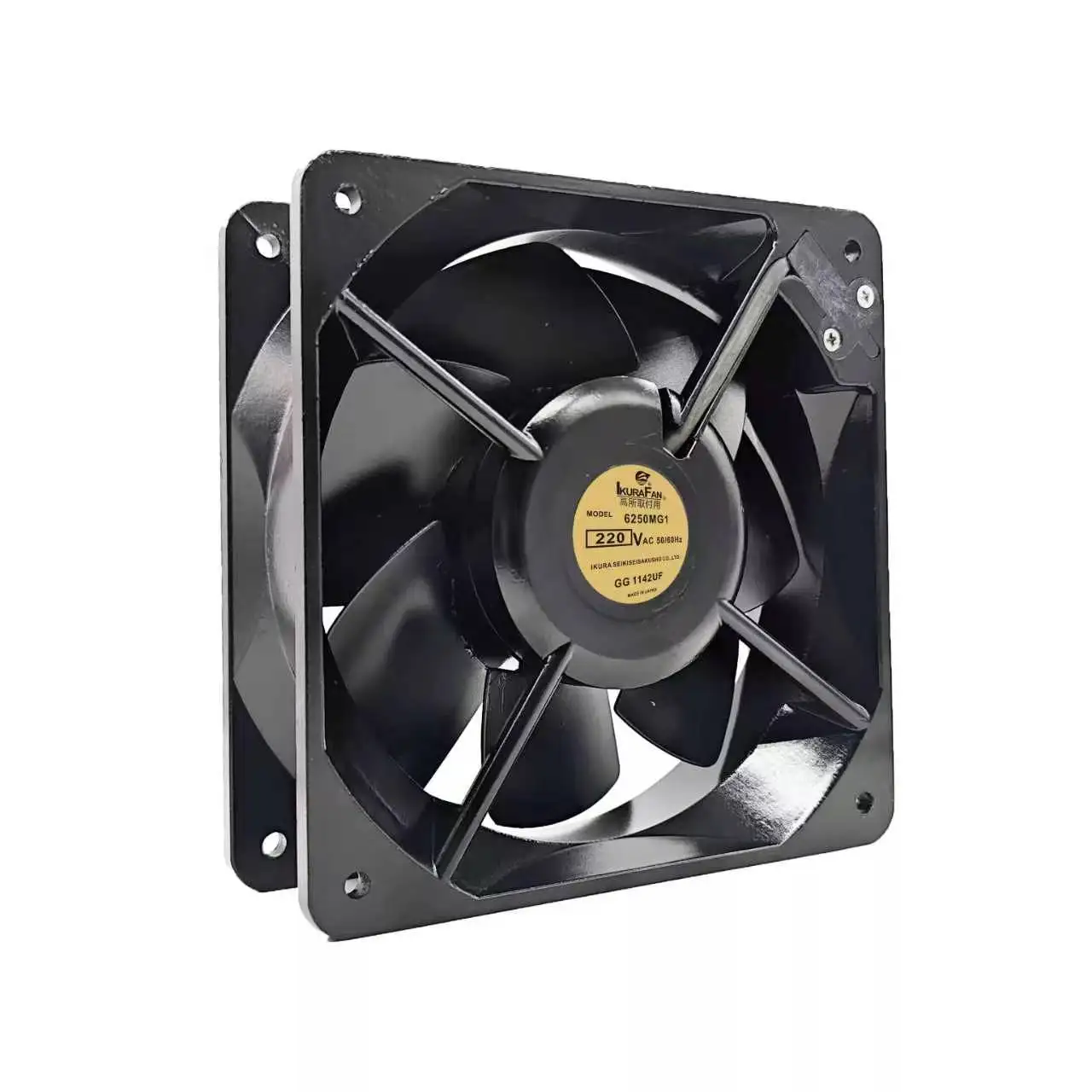 For Fan 6250MG1 AC 220V 50/60Hz GG1142UF Metal Industrial Equipment Cabinet Axial Cooling Fan Made in Japan