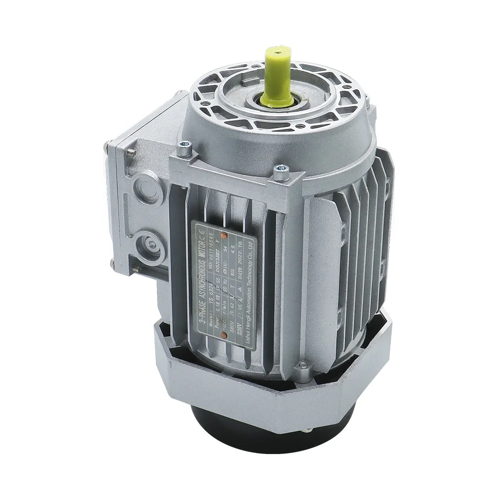 HLTNC YS Series 6312 180w AC 380V 2780RPM Three Phase Induction Asynchronous Motor With Aluminum Engine Housing and 63B14 Flange