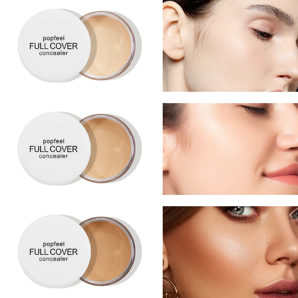 POPFEEL Jednokolorowy korektor - uniwersalny krem do krycia niedoskonałości twarzy, plam, trądzików i tatuaży na ciele.