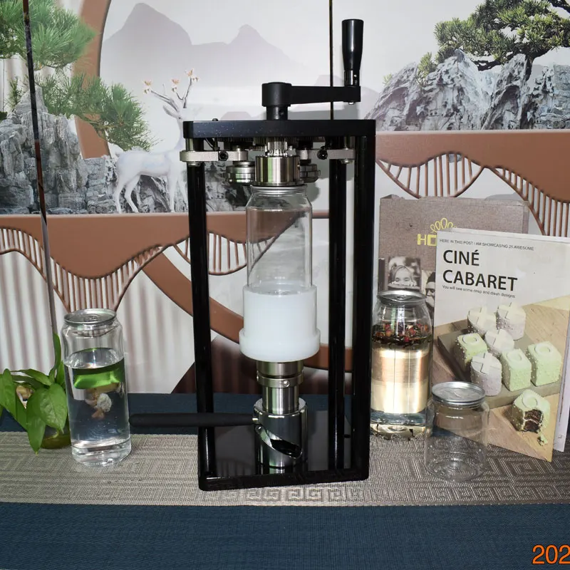 Manual Can Sealing Machine No Electricity, Rocker Type for Milk Tea Cup & Aluminum Can Stall Use