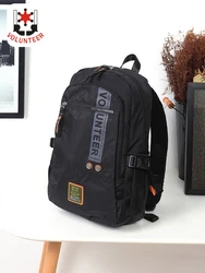 Volunteer Backpacks for Men 2023 New Computer Bags Large Capacity Hight Quality Waterproof Fashion Shoulders Bag 1609-17