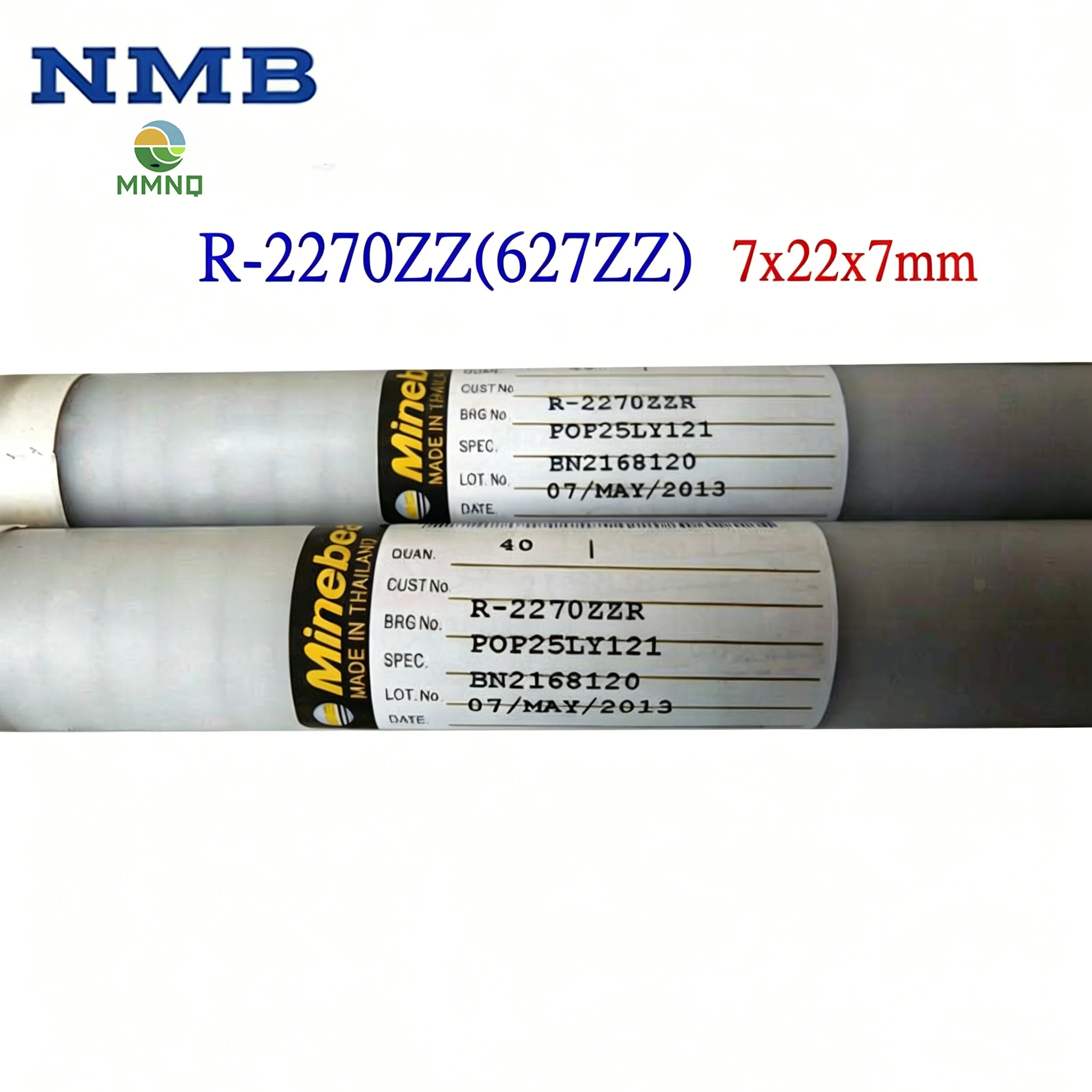 50PCS/100PCS 627ZZ Miniature Deep Groove Ball Bearing 7x22x7mm NMB R-2270ZZ High Speed Industrial Bearing