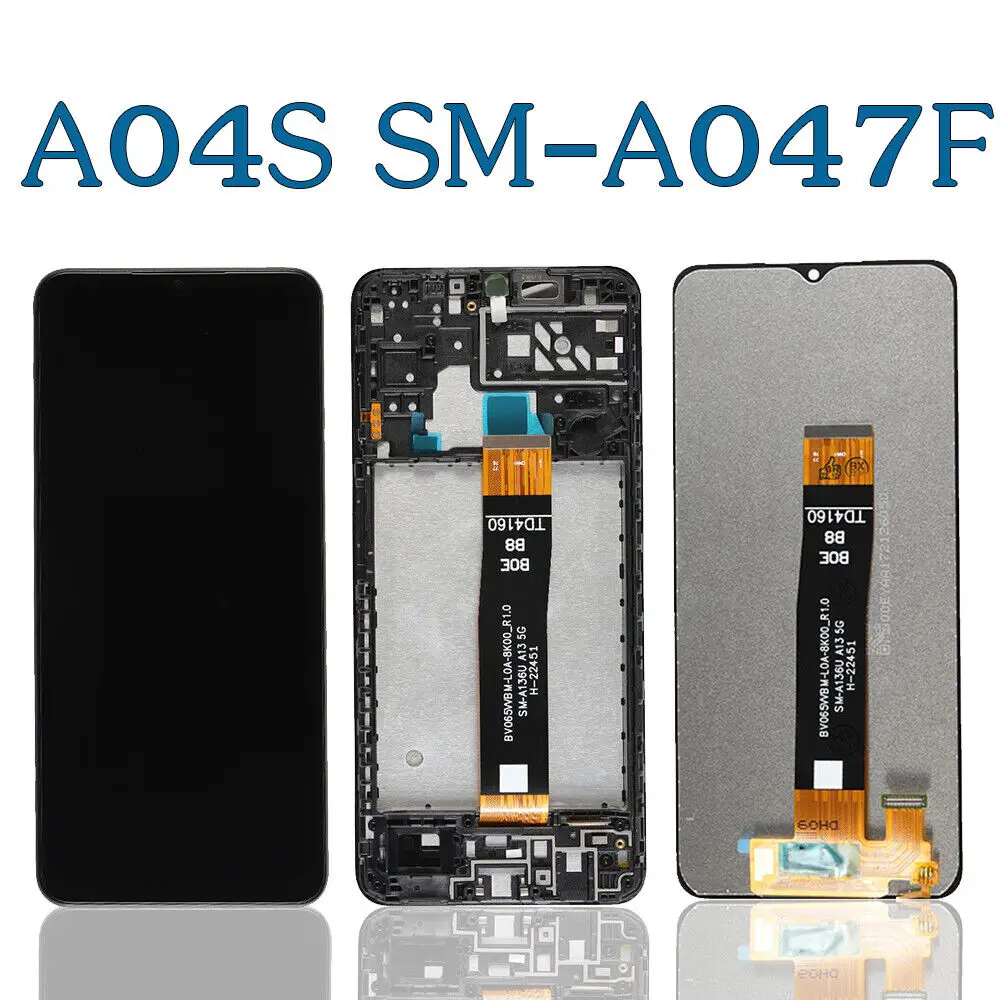 

LCD Display Touch Screen Digitizer Frame For Samsung Galaxy A04s SM-A047F/DS
