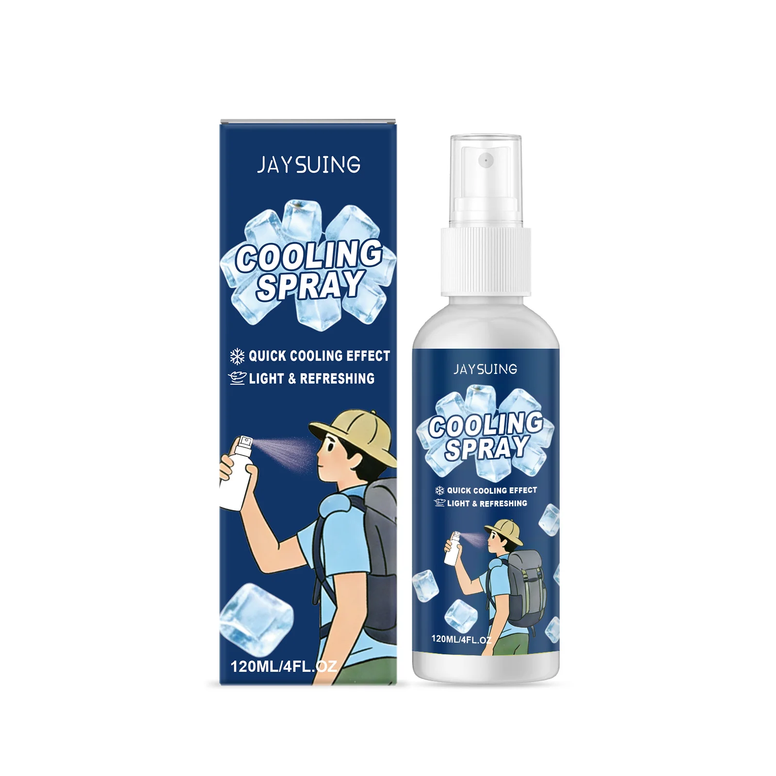 Cooling Spray, Portable Outdoor Cool Mist Spray, Refreshing & Soothing, Non-Sticky for Daily External Use