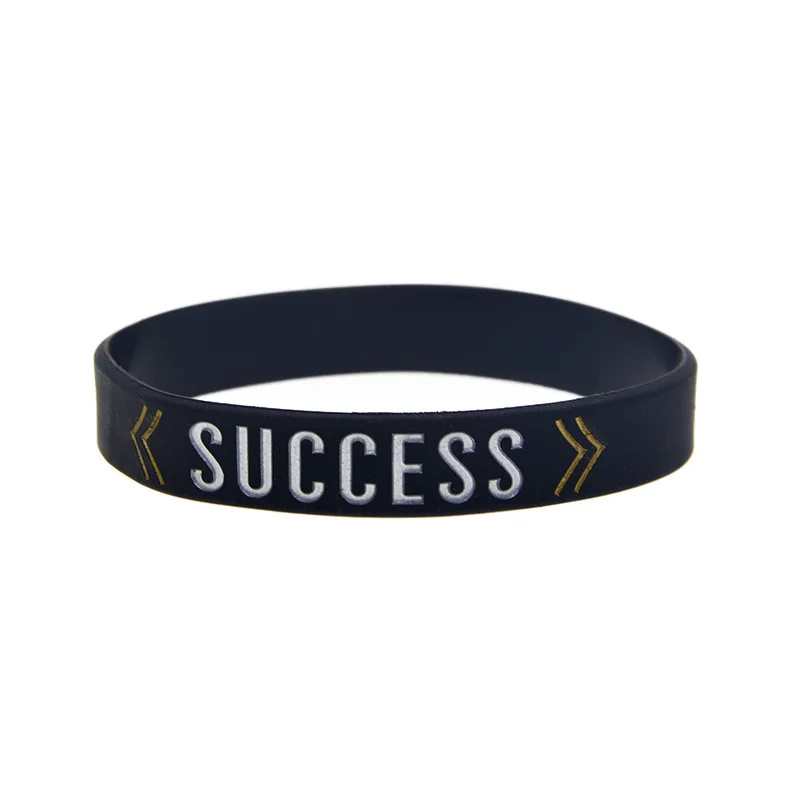 1 PC Success Focus Achieve Silicone Bracelet The Holy Bible Jewelry Wristbands Black