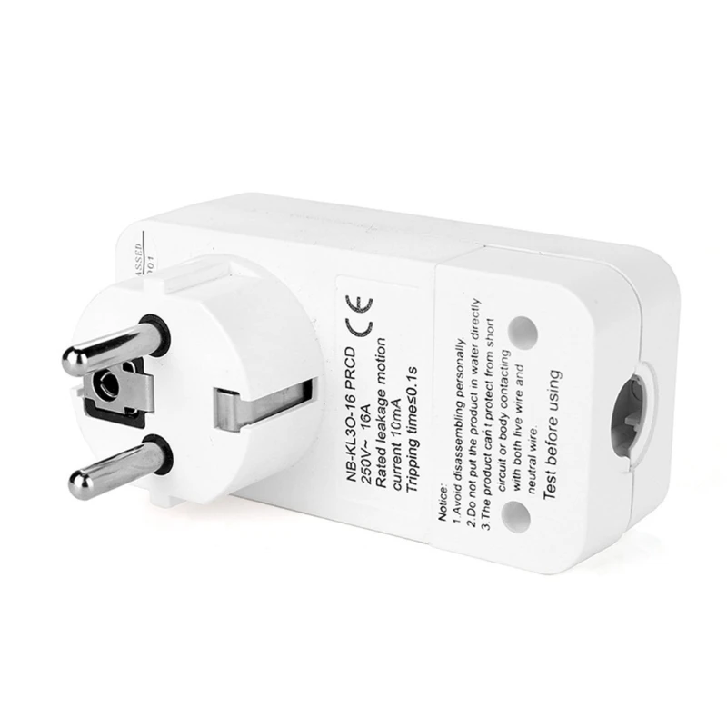  16A European Wiring End for Appliance Cord Repair, Integrated Housing with Side Cable Entry for Routine Replacement