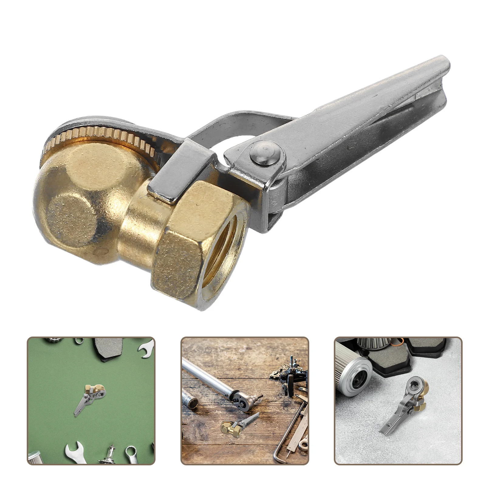 

Tire Repair Tool Portable Air Chuck Quick Connect Inflation Nozzle For Car Suv Motorcycle Valve Stem Adapter Auto Inflator