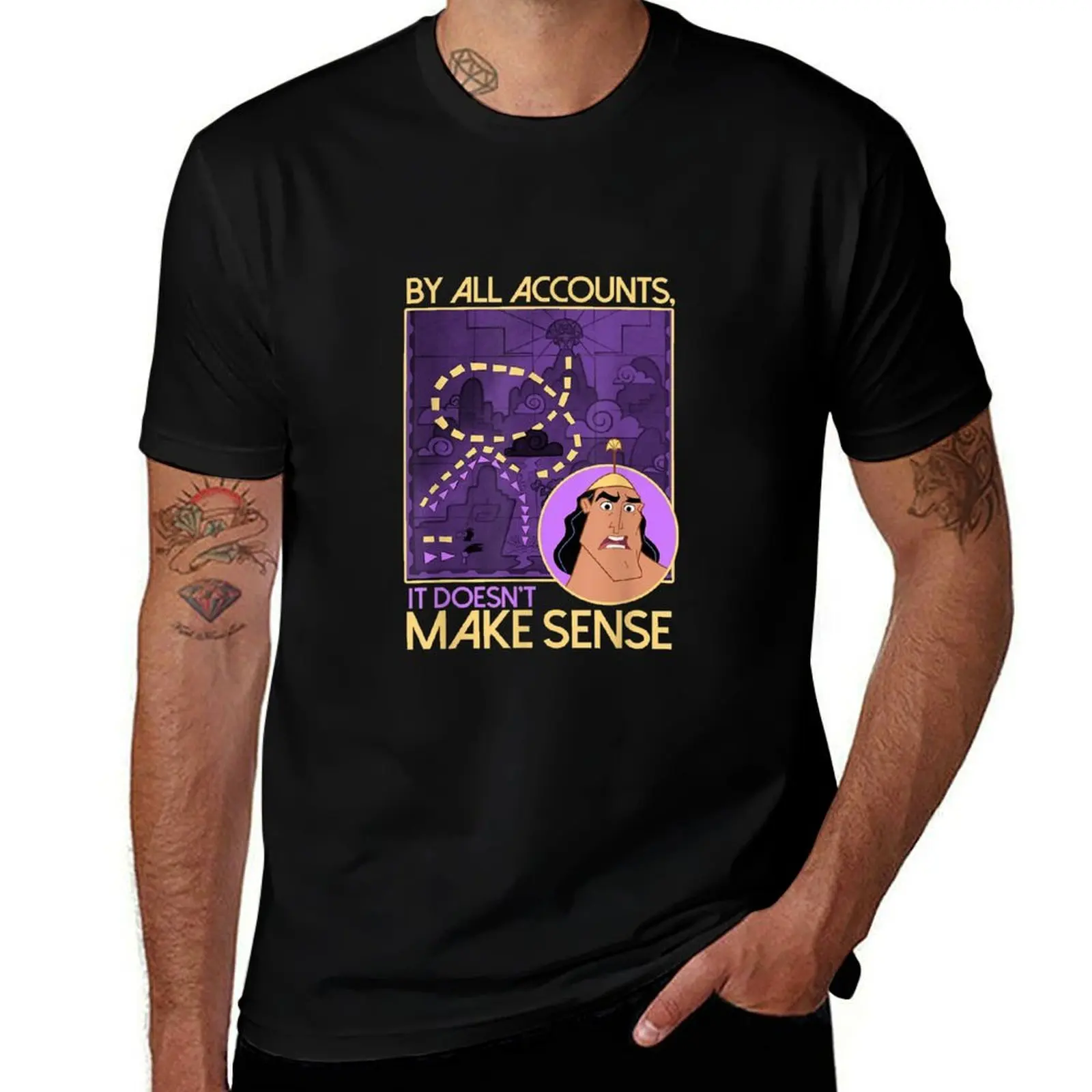 Emperor's New Groove Kronk Doesn't Make Sense T-Shirt Holiday Party Tee Shirt T-Shirt