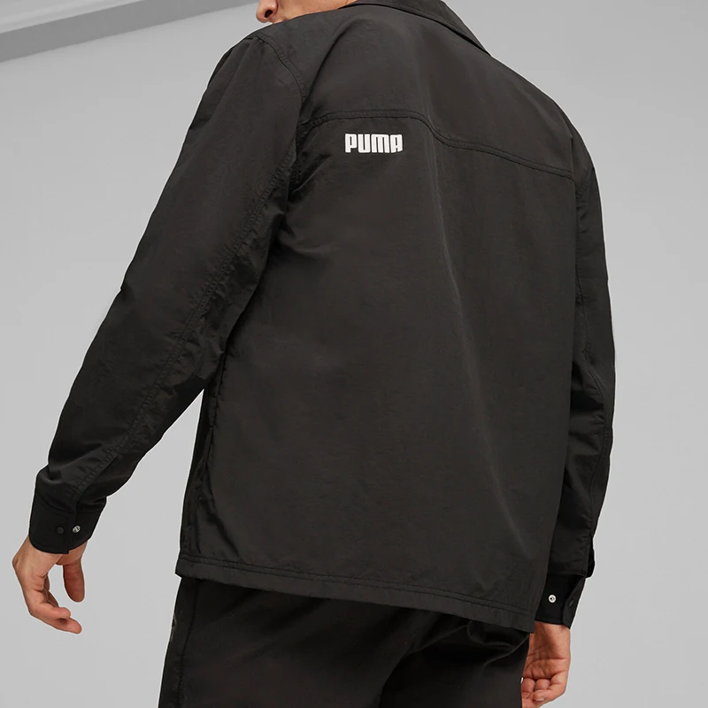 Puma genuine new men's lapel casual retro woven jacket jacket 633761-01