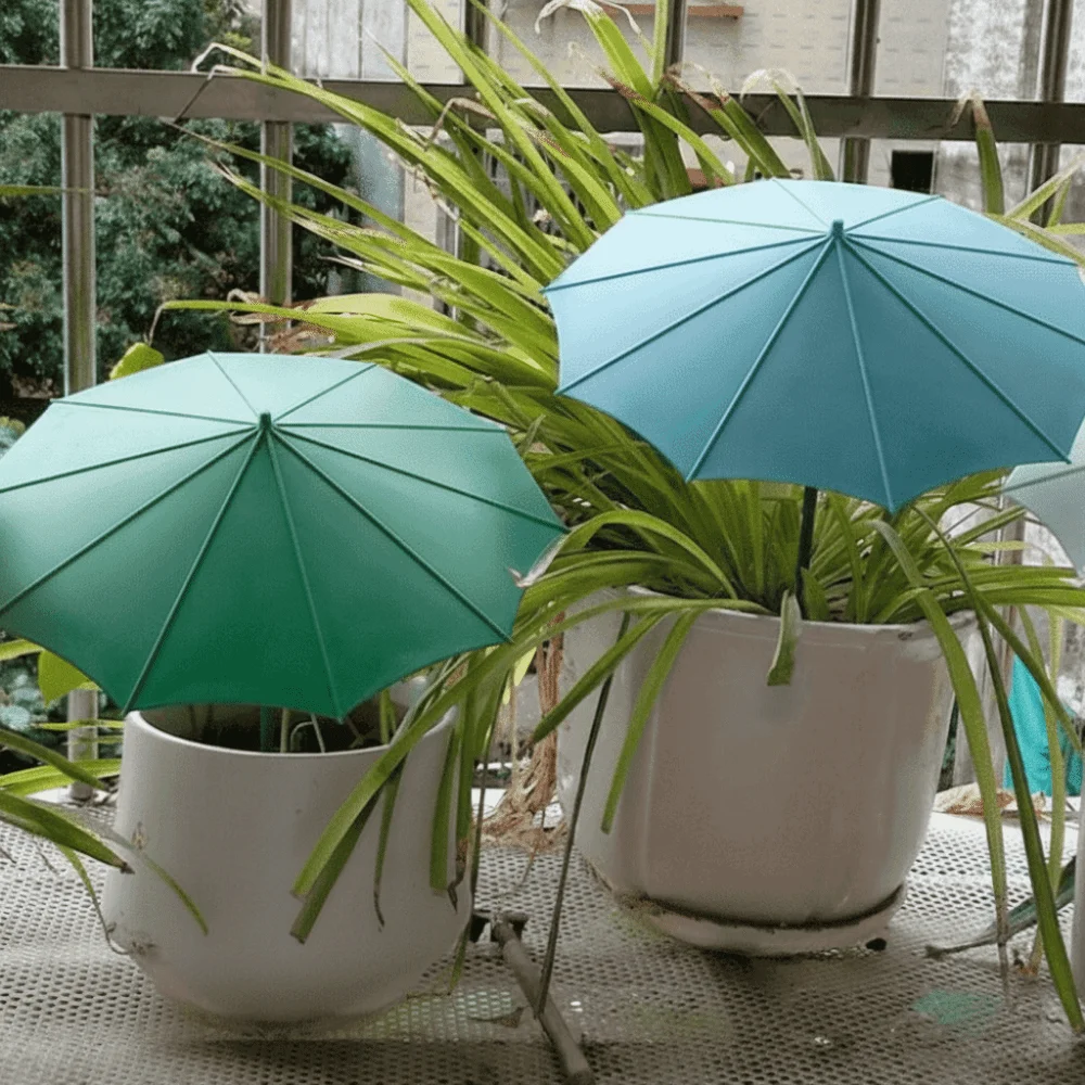 3Pcs Weather proof Sunshade Cloth Plant Shade Umbrella Reusable Sunshade Canopy Outdoor Plant Sunshade Ground Umbrella Cloth