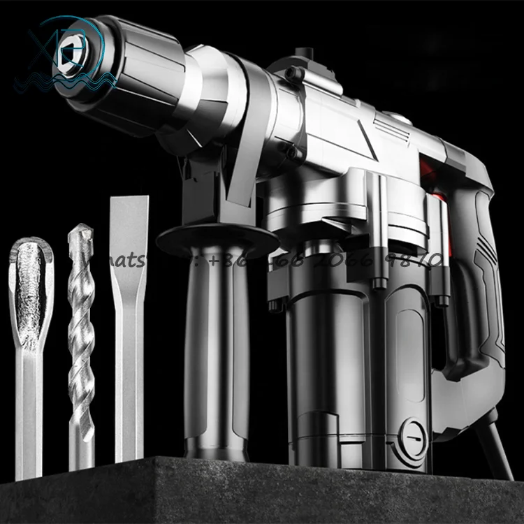 Industrial Electric Demolition Hammer Rotary Breaker Hammer Drill for Professional Heavy Duty Concrete Stone Destruction