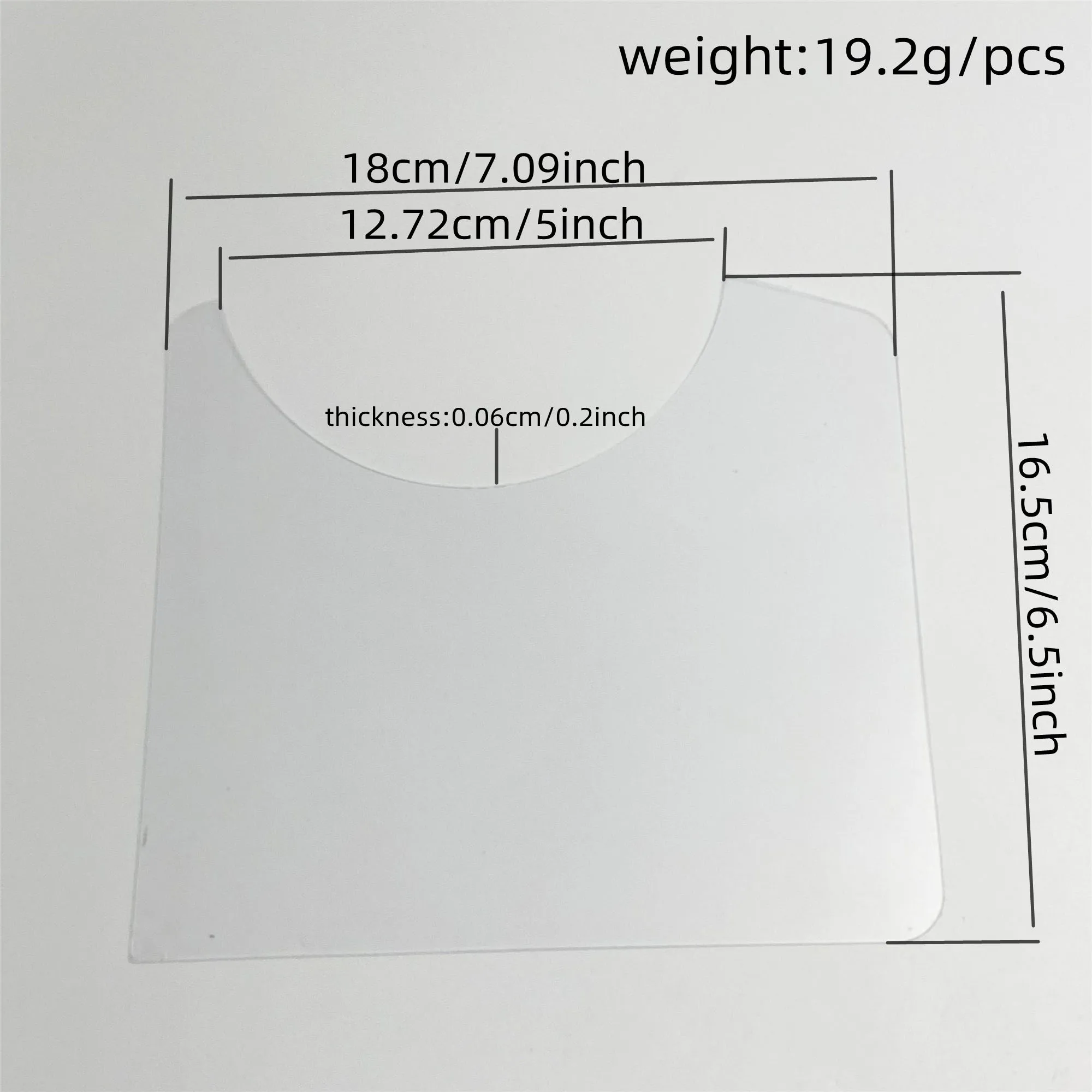 Classical Guitar Transparent Guard Plate Acoustic Guitar Pickguards pvc Transparent Large Opening Type  Guitar Pickguard
