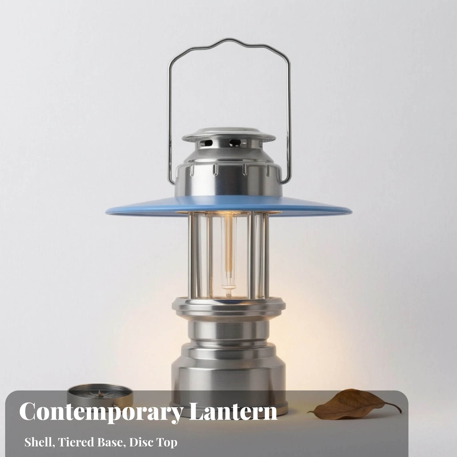 Camping Lantern Compact Camping Light Lantern with Carry Handle Bright Long-Lasting for Campers, Tents, Emergencies view 6