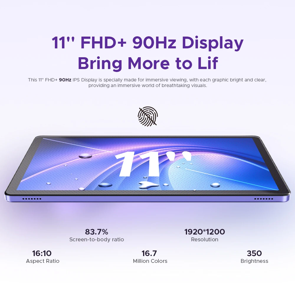 【Merk+】Doogee Tab G6+ 2 in 1 tablet-pc Android 15 Gemini Ai dubbele luidsprekers 8000 mAh batterij 32 Gb (8 + 24) Ram 256 Gb Rom L1 4g Lte