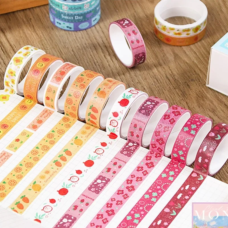 20 Roll Washi Tape Set Diamond Painting Tape Stain Resistant Edge Protection Tape Self Adhesive Craft Tape DIY Decoration Suppli
