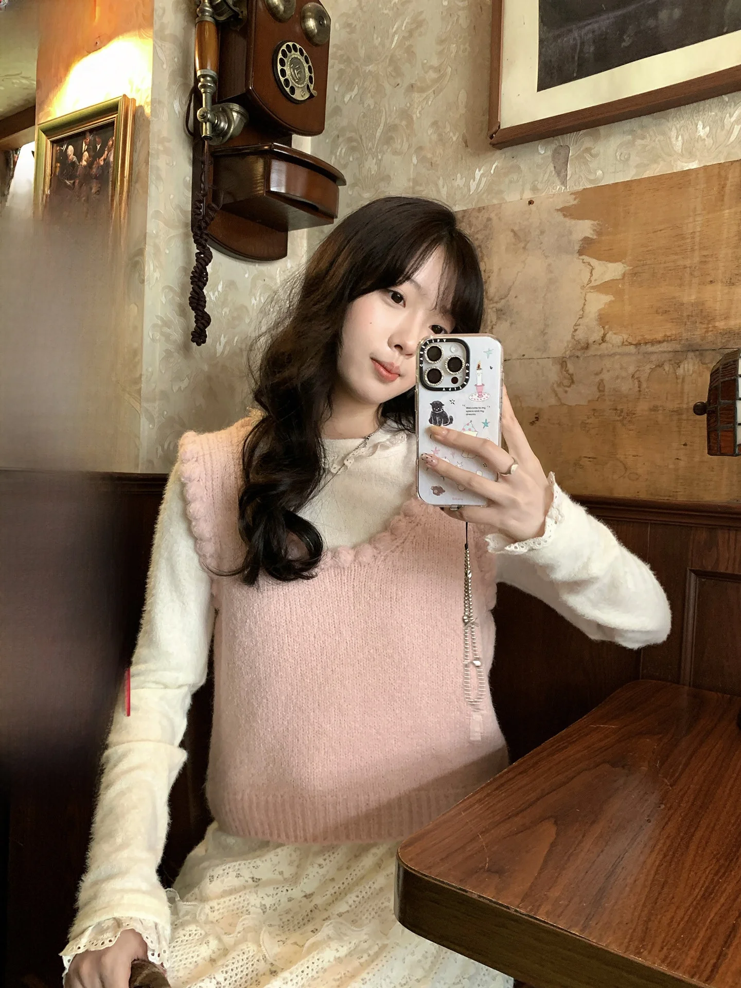 

Модный корейский вязаный жилет Holli для женщин: осенне-зимняя новинка, стильный ретро-дизайн для многослойных образов