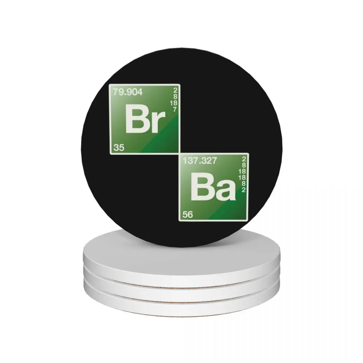 

Breaking Bad Ceramic Coasters (Set of 4) drink set Cup mat anti slip Coasters