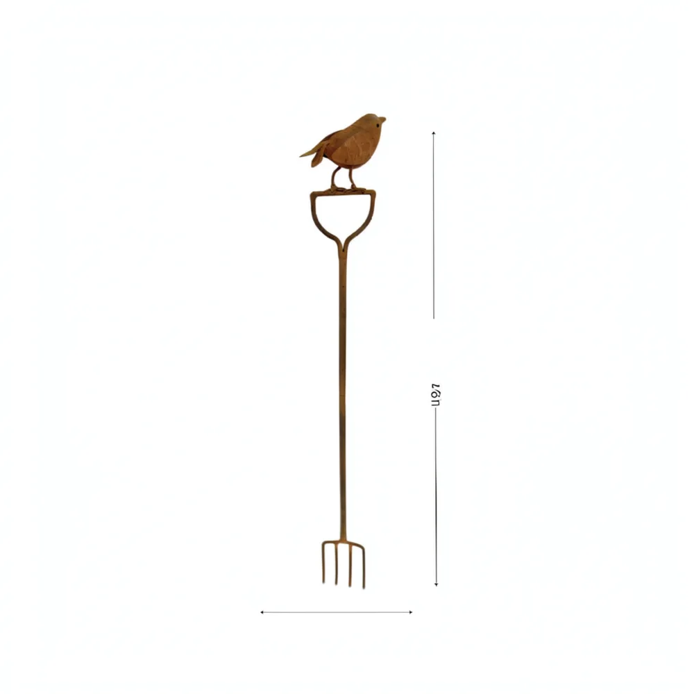 Vintage Style Metal Bird Garden Stake Decorative Yard Art Silhouette Outdoor Animal Lawn Sign For Backyard Decor