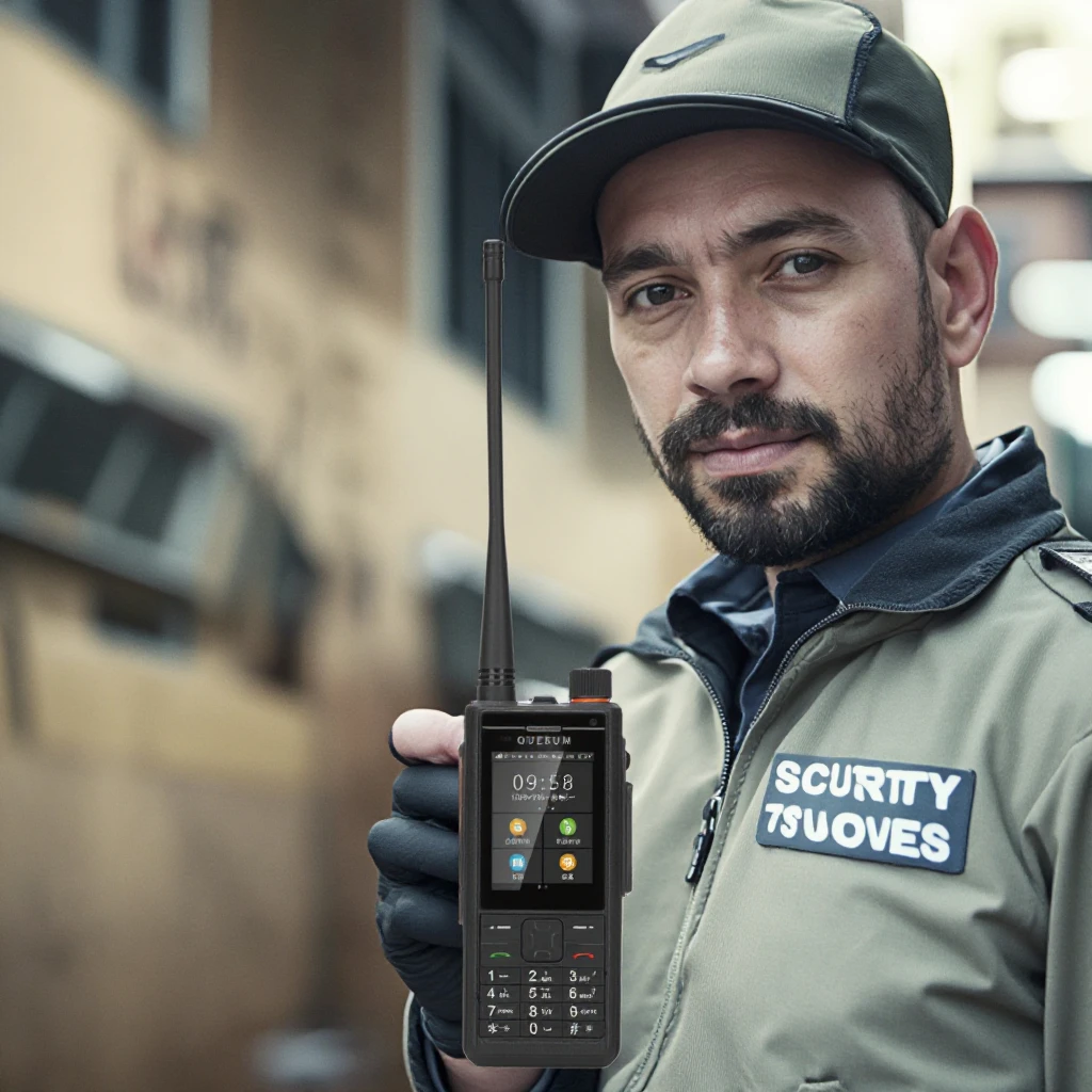 Zello QUANSHENG MAX 11 Sistema Android GPS ad alta tecnologia Walkie Talkie 4G POC + DMR + Gamma di frequenza 4G analogica Comunicazione digitale