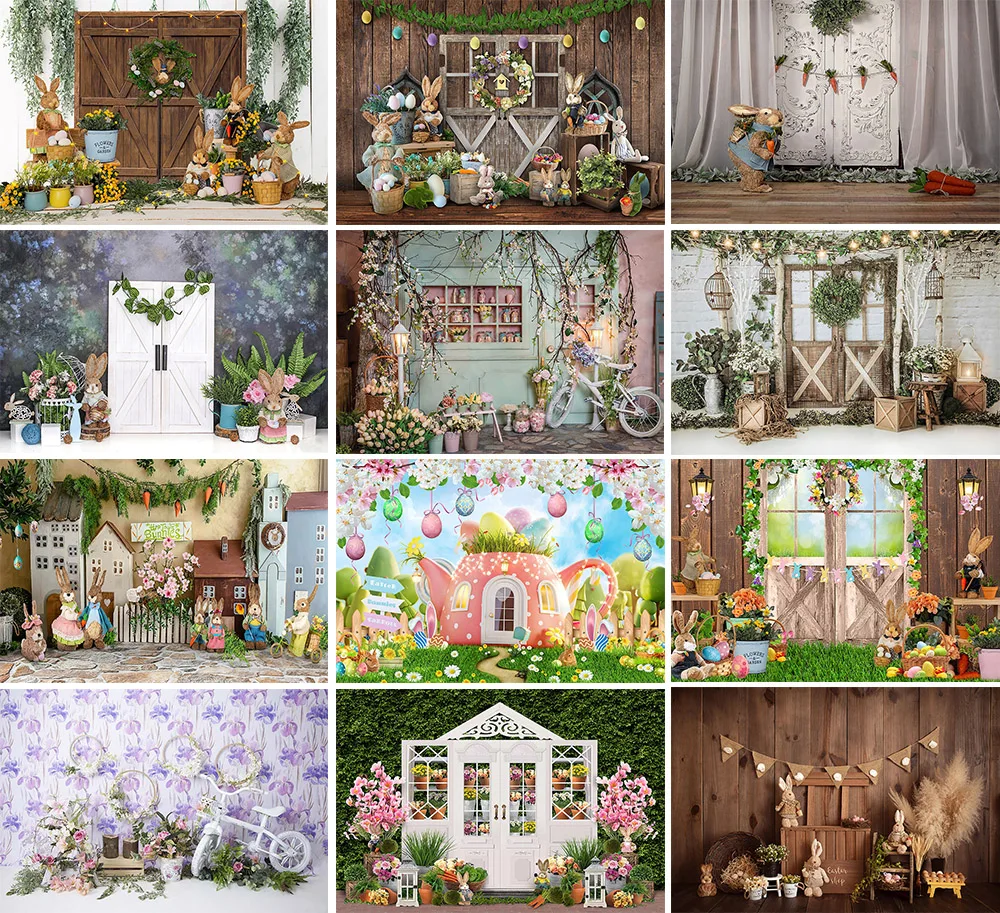 Фон для фотосъемки Mehofond весенние пасхальные яйца цветы сад девушки день рождения Портрет украшения фон фотостудия