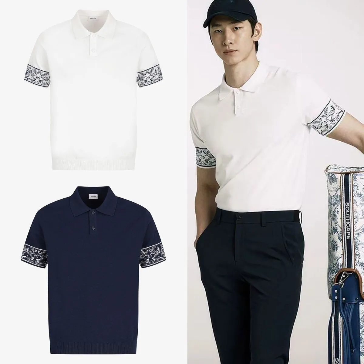 

Men's New Arrival Golf Apparel: Stylish, Versatile, Slim-Fit Short-Sleeve Polo Shirt with a Collar