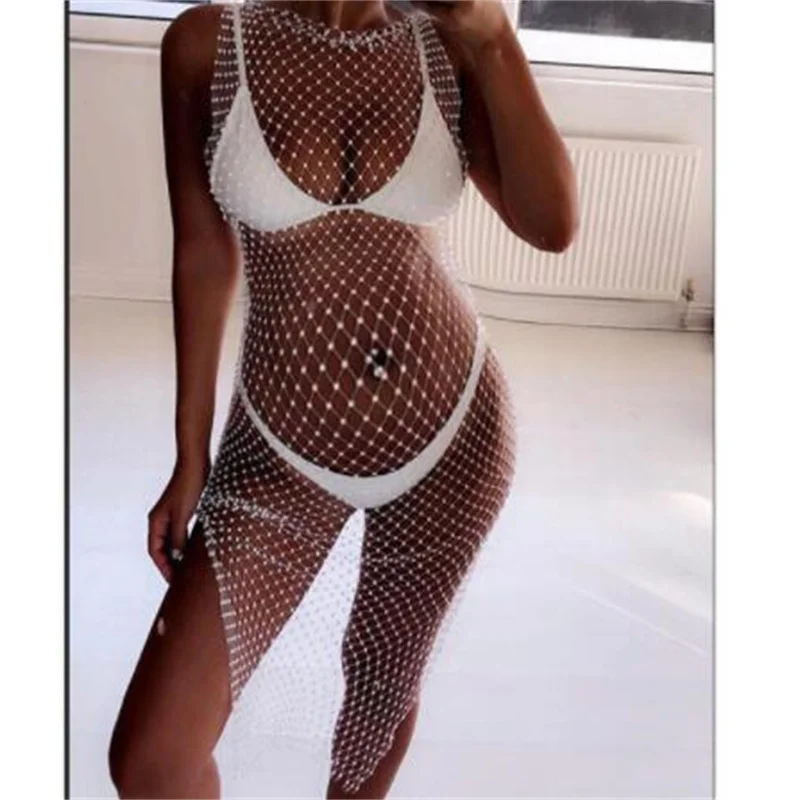 Maternity Dresses Photography Props Fishnet-Like For Sexy Evening Clothes Pregnancy Women Jumpsuit Photo Studio Accessories