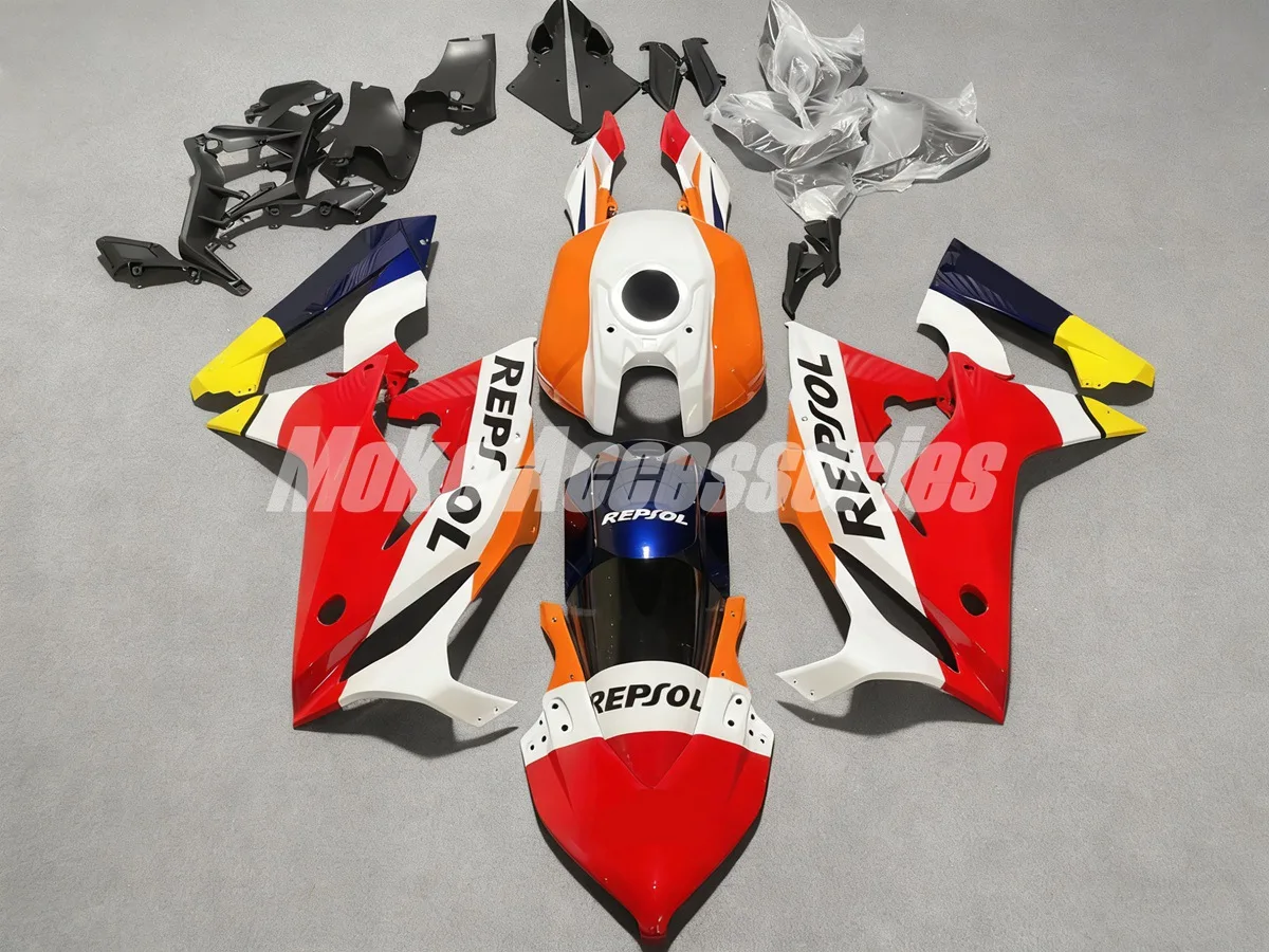 

Комплект обтекателей для CBR650R 2019-2020, высококачественный комплект кузовных деталей из АБС-пластика, новый, красный, белый, синий, желтый
