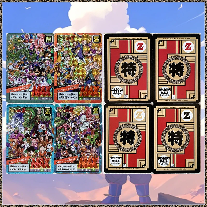 Anime Dragon Ball DIY ACG Bulma Cell Frieza Majin Buu Android 18 Vegeta Yonsei Battle Game Collectible Cards Birthday Toy Gift