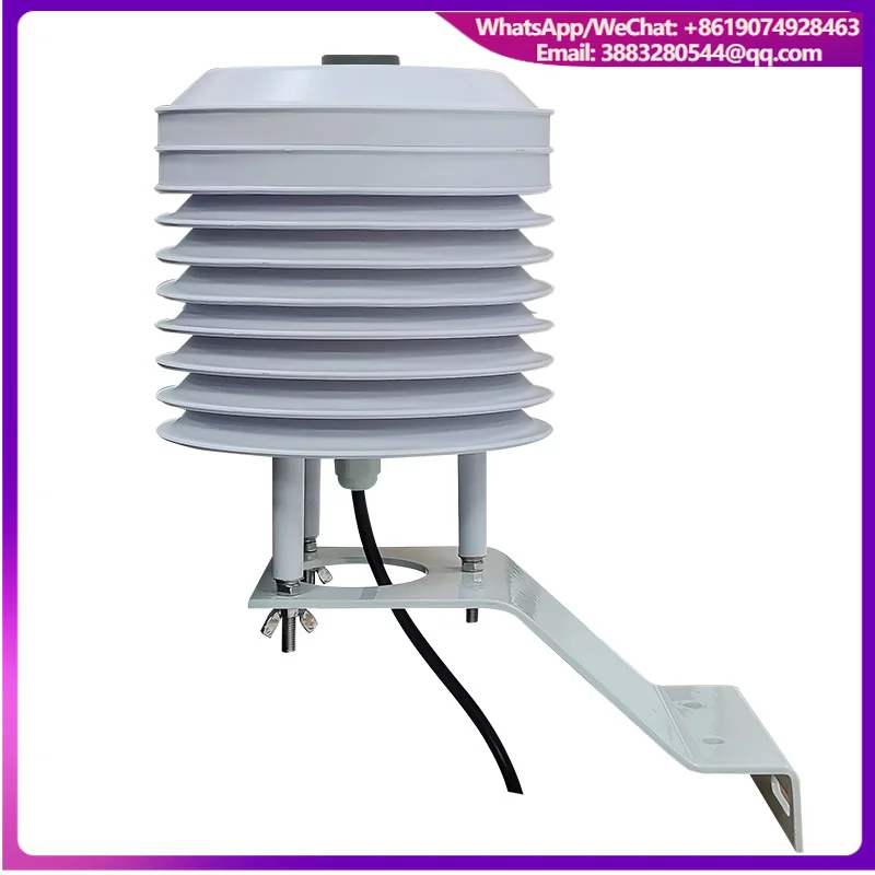 5 In 1 Sht30 Smart Outdoor Weather Monitoring Meteorology Illuminance Temperature Humidity Co2 Modbus Weather Station Sensor