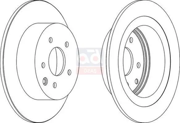 Store code: DDF1590 for disc rear 07 QASHQAI 10 JUKE