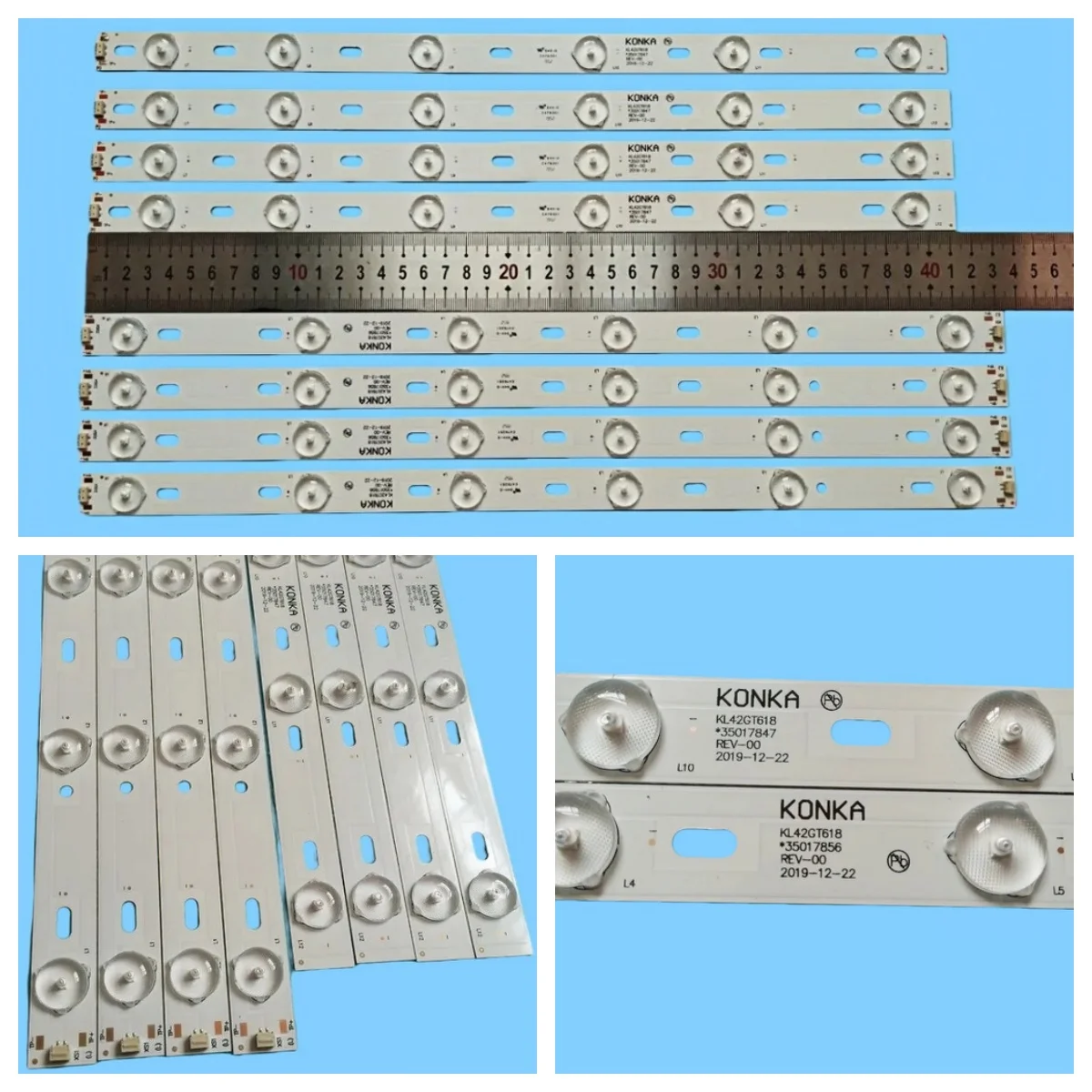 LED Backlight strip  For DNS K42A619 SUPRA STV-LC42T410FL LE-42KF40 Kl42gt618 35017856 konka led strip
