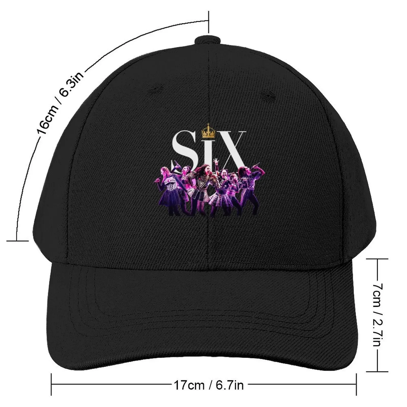 SIX THE MUSICAL QUEENS Baseball Cap hiking hat Hip Hop Designer Hat Men's Caps Women's