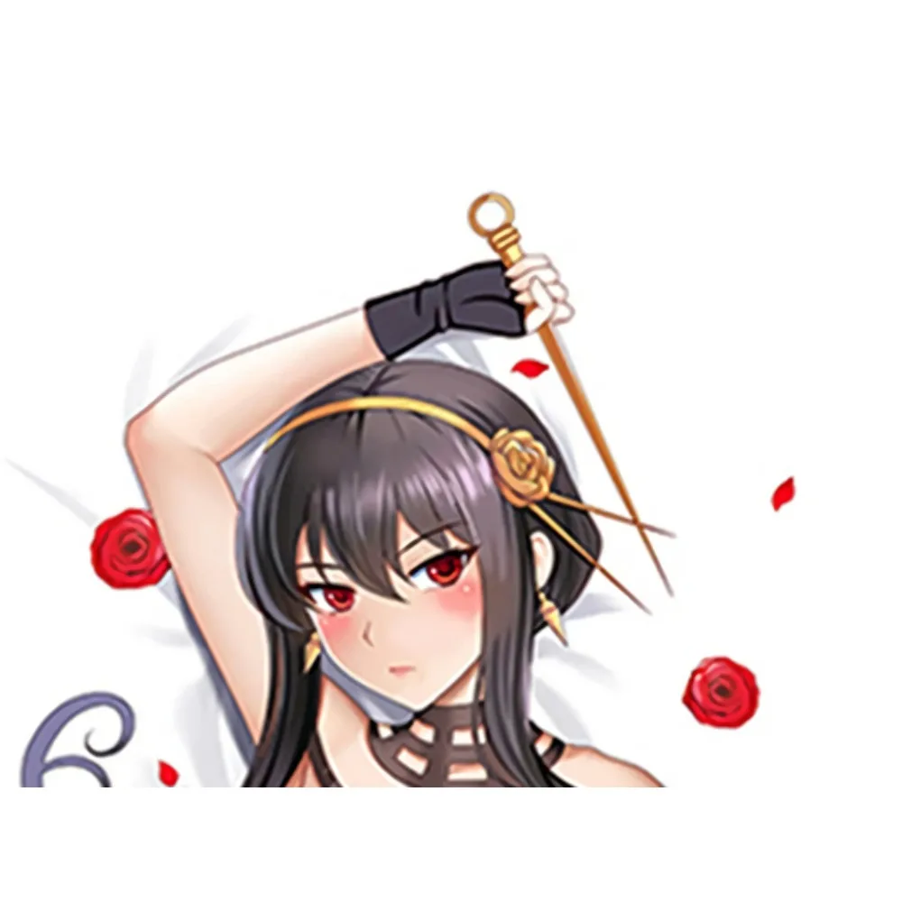Yor Forger Dakimakura Pillowcase Soft Polyester Cushion Shell Double Sided Print Home Decor Collectible Fan Gift