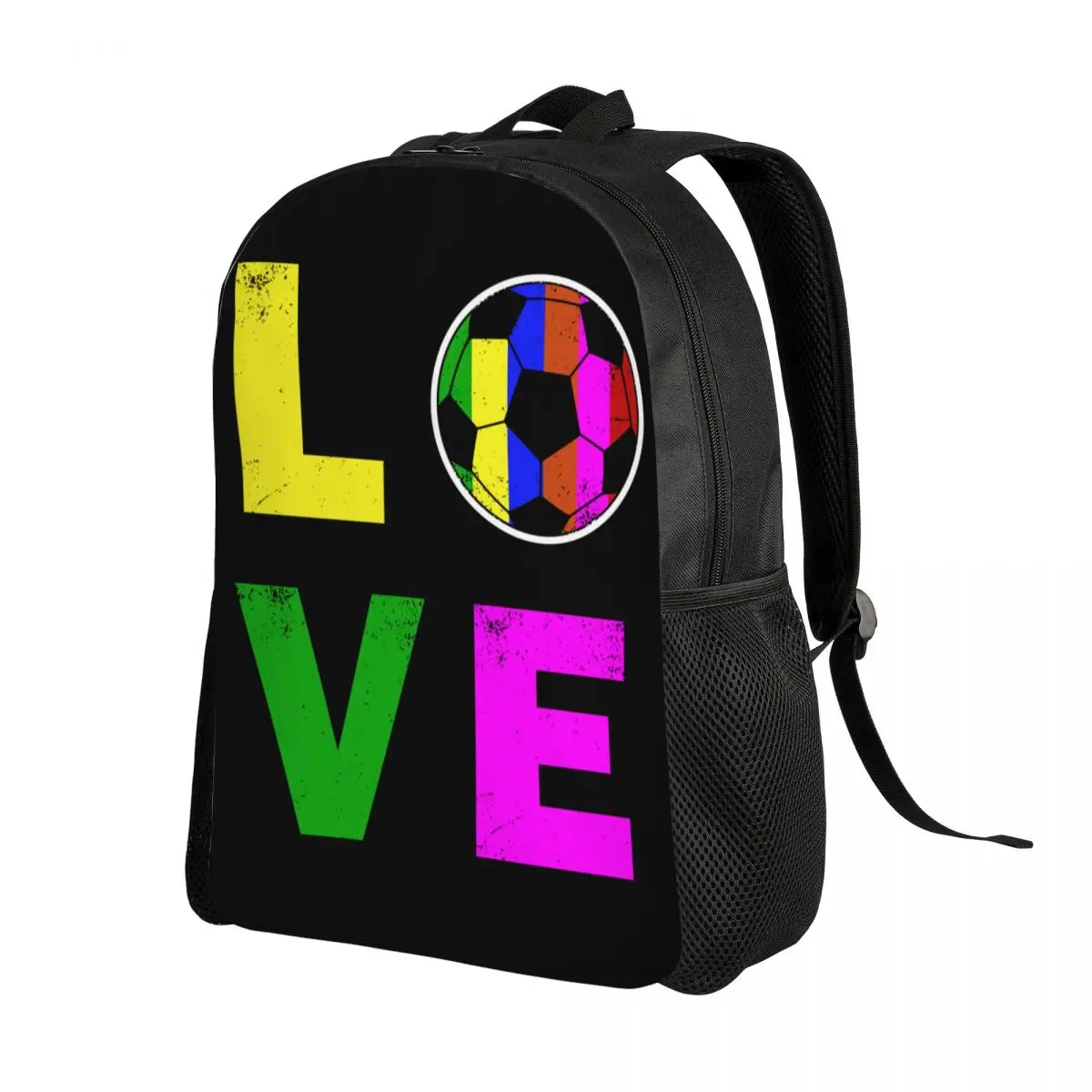 Custom Sports Lover Soccer Balls Football Backpacks for Men Women Waterproof School College Sports Gift Bag Print Bookbags