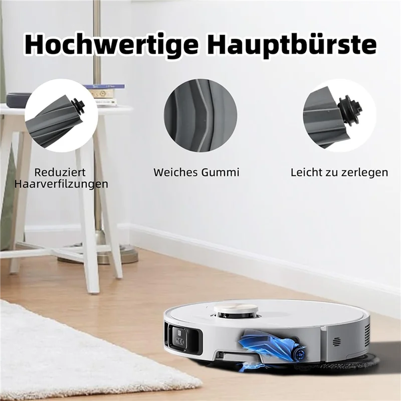 

ABZS 2 Set For Dreame L10s Pro Ultra Heat / X30 Ultra Robot Vacuum Cleaner Main Side Brush Hepa Filter Mop Cloth Dust Bags