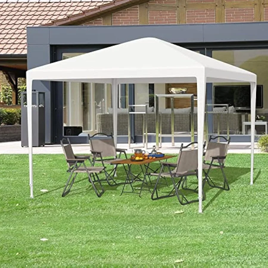 10x10 Gazebo Waterproof Outdoor Canopy Patio Tent Party Tent for Wedding BBQ Cater