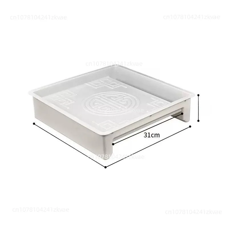 For Vegetable Ditch Lengthening Mold Garden Aisle Board Courtyard Concrete Cement Floor Tile Molds Complete Set