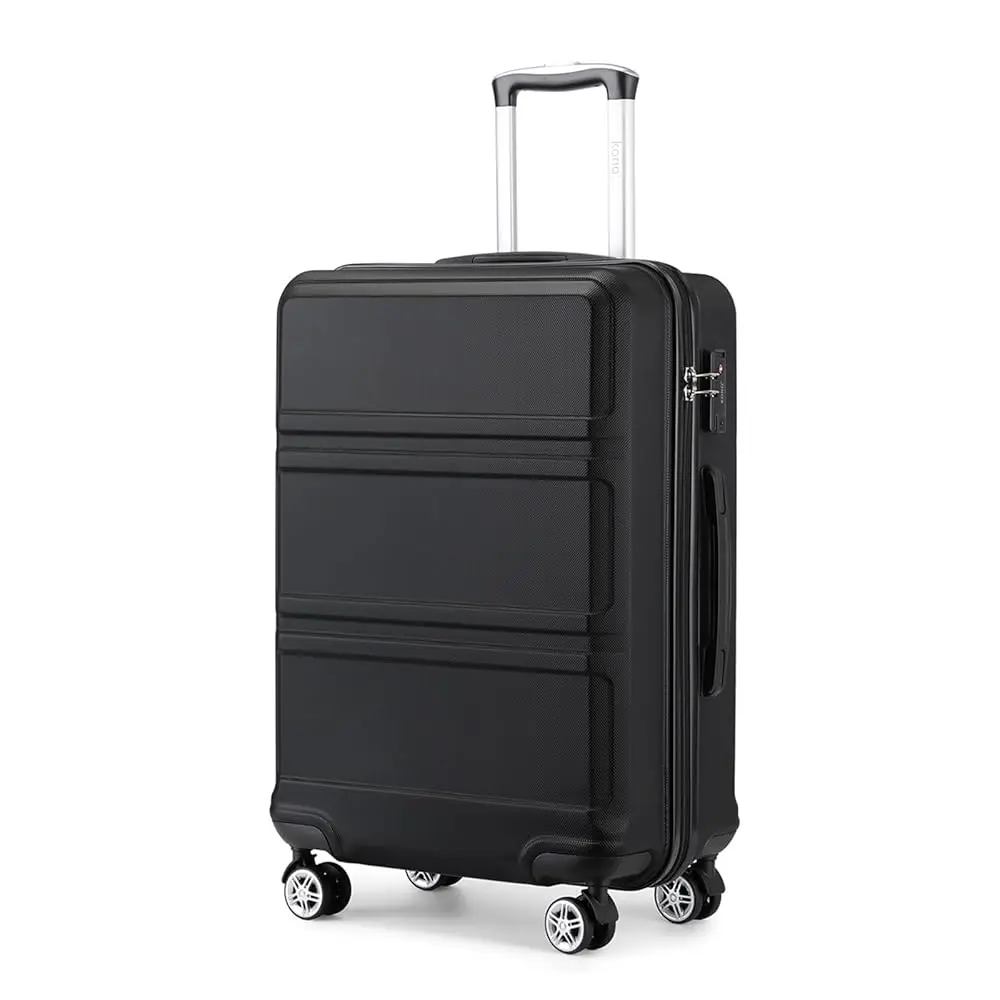 Kono Lightweight Cabin Suitcase - 20/24/28 Inch ABS Hard Shell, Fits EasyJet Under Seat, large-Compact Carry-On Trolley Case image 3