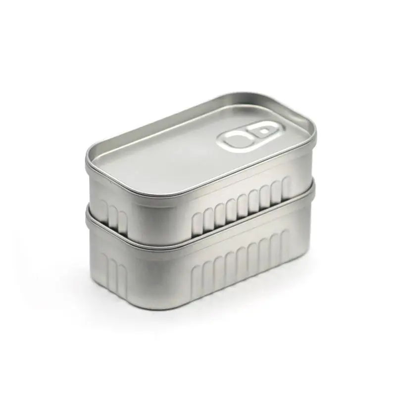 New Tinplate Paper Clip Storage Tin Rust Proof Easy Pull Lid For Office Home School Small Stationery Organization