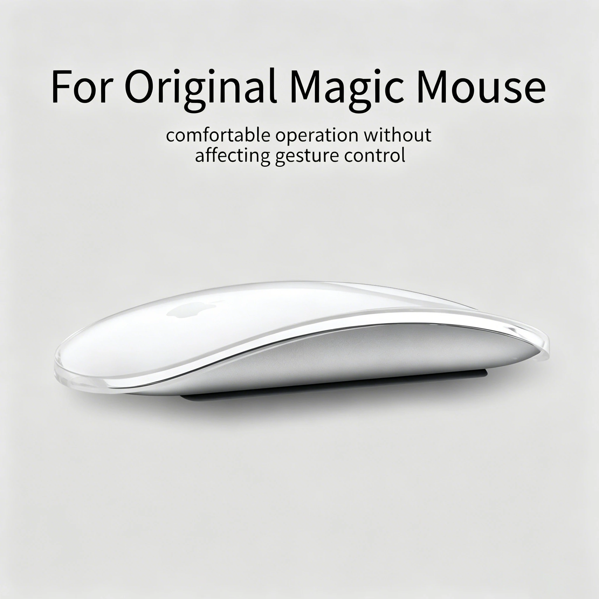Suitable for Apple Magic Mouse1_1_3 Magic Control Mouse Protective Cover Transparent Scratch Resistant and Wear Resistant Shell