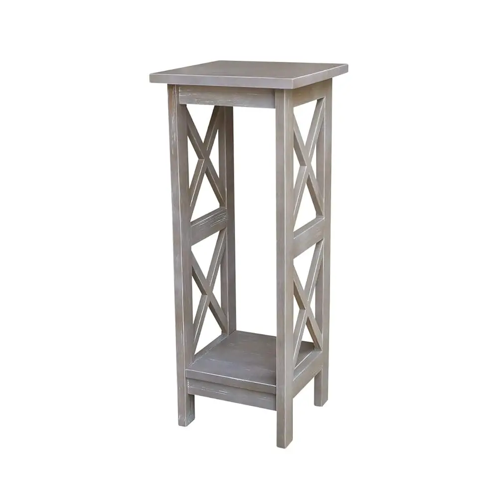 

International Concepts 30"" X-Sided Plant Stand, H, Gray