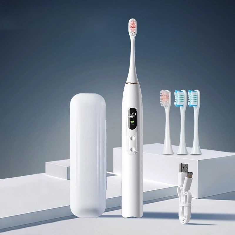Electric Toothbrush Sonic - Cepillo de dientes eléctrico con pantalla