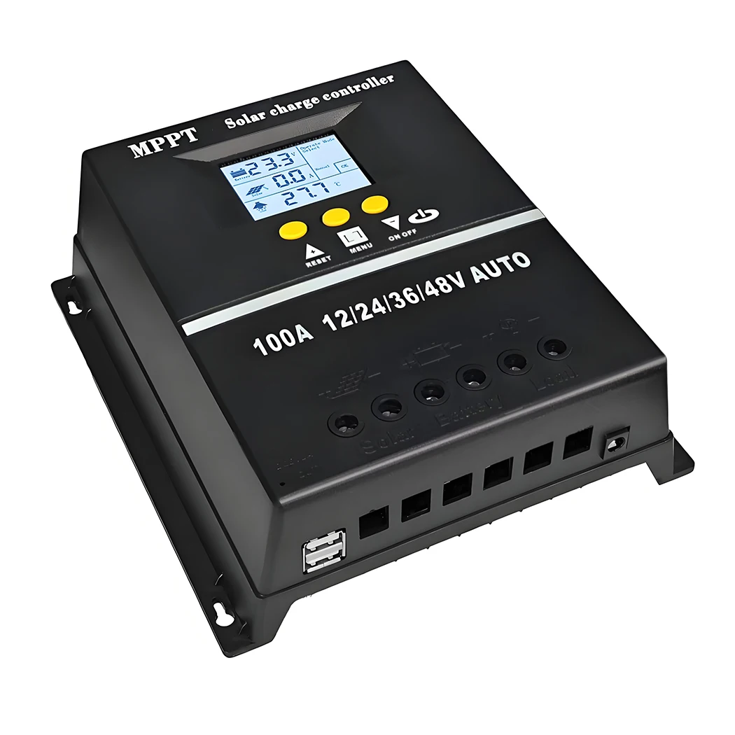 Y&H MPPT 60A 80A 100A Solar Charge Controller 12V 24V 36V 48V Battery Charging Smart Regulator for Lead Acid/Lithium Batteries