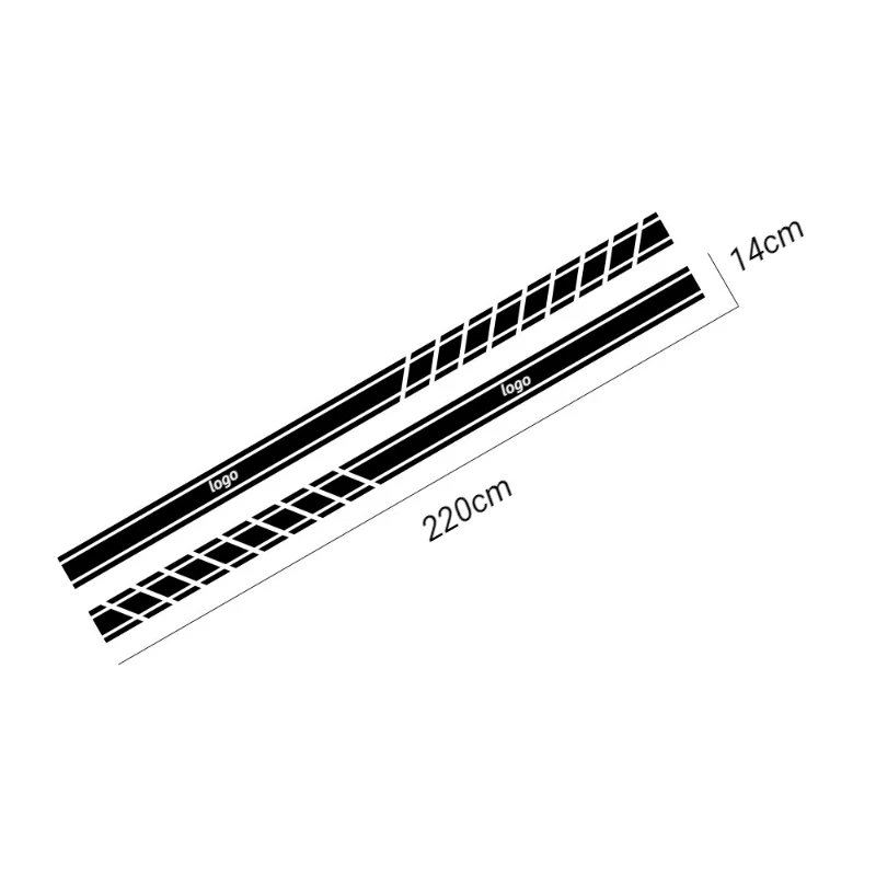 Car Long Stripes Door Side Stickers for Skoda Laurin＆Klement Octavia 3 Fabia 1 Superb 2 Rapid Kodiaq GT Yeti Karoq Accessories