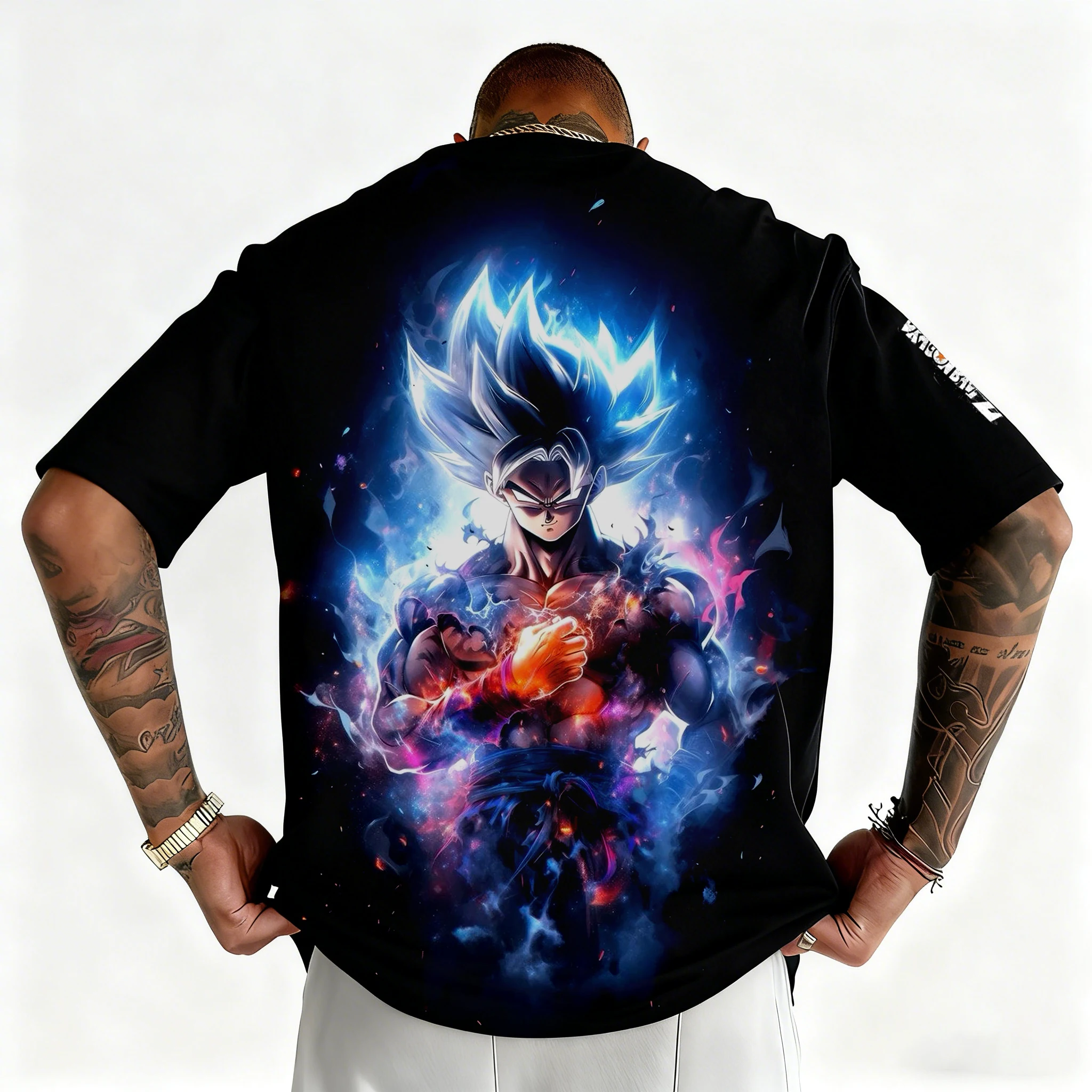 Dragon Ball Japanese Anime Printed Men's T-Shirt Majin Buu Boys Children Harajuku Short Sleeve Kids Goku T-shirt Summer Clothing