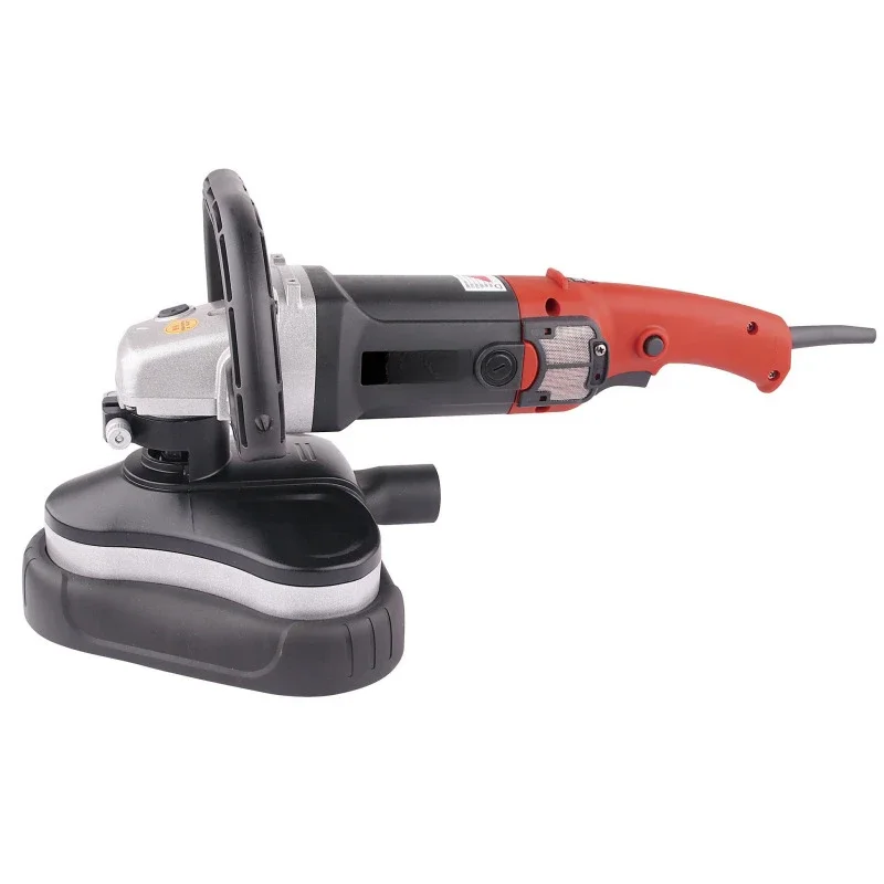 Cement floor grinder Concrete artifact Handheld three-head dust-free grinder Roughing machine